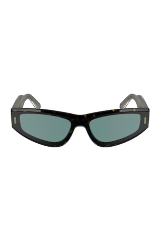 Calvin Klein Ck 24534s 235 54 Kadın Cat Eye Kırçıllı Kahverengi Kemik Güneş Gözlüğü Kahverengi