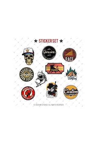 Bdls10 Küçük Boy 10lu Sticker Seti