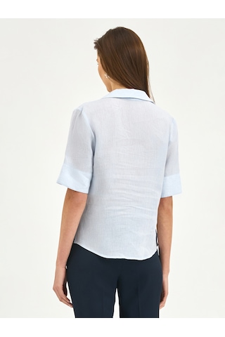 Karaca Kadın Regular Fıt Gömlek-mavi 12.25s.04.017 Mavi