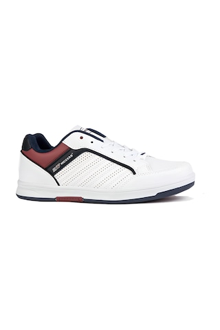 WİCKERS 1777 Beyaz_Bordo Erkek Sneaker Günlük Spor Ayakkabı Beyaz - Bordo