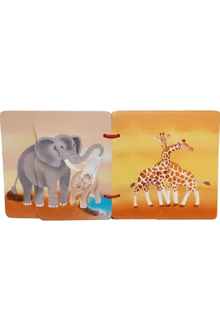 Calimera Toys Ahşap İlk Kitabım Hayvanlar Ailesi
