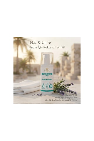 Kokusuz Pişik Kremi - İhram, Umre Ve Hac İçin Özel Ürün 50 Ml
