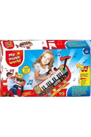 Oyuncak Org Music Spaceship Ayaklı Oturaklı Mikrofonlu Oyuncak Org