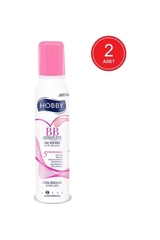 Hobby BB Onarıcı Etkili Saç Köpüğü 2 x 150 ML