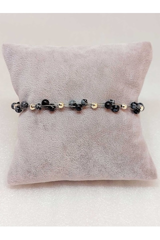 Kartanesi Obsidyen Taşı Bileklik 4mm