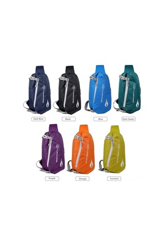 Yulong Sırt Çantası Ultra Hafif Suya Dayanıklı Naylon Göğüs Omuz Koyu Mavi