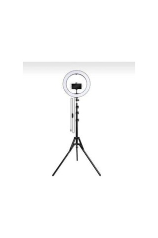 4dn Joytech Youtuber Led Tripod Işıklı Telefon Tutucu Makyaj Işığı Ring Light 10 Inç + 2.1 M Tripod