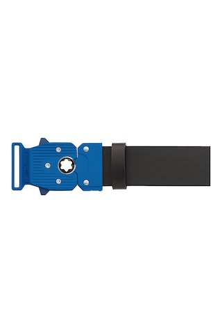 Montblanc M Lock 4810 Tokalı Düz Kahverengi 35 Mm Deri Kemer 1311