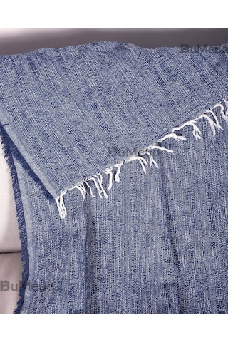 Çok Amaçlı Pamuklu Kaliteli Sık Dokuma 175x215 Cm Kaymaz Koltuk Kanepe Örtüsü Lacivert Çok Renkli