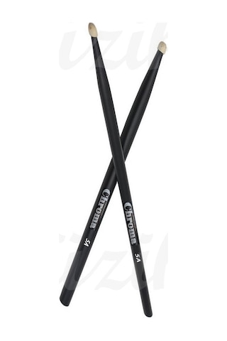 Chroma Baget Siyah - Davul - Bateri Bageti Drumsticks 5a Pürüzsüz Yüzey