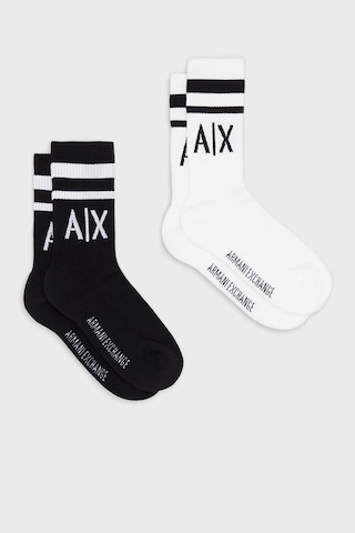 Armani Exchange Bayan Çorap 943030 Cc650 00121 Siyah-beyaz Siyah-beyaz Siyah - Beyaz