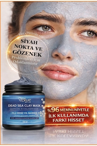 Blue Skin Care Aydınlatıcı Kil Maskesi 150 G