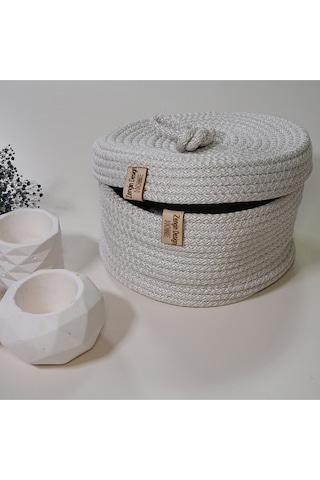 Zengin Design Home Zengin Supla Ekmek Sepeti Beyaz