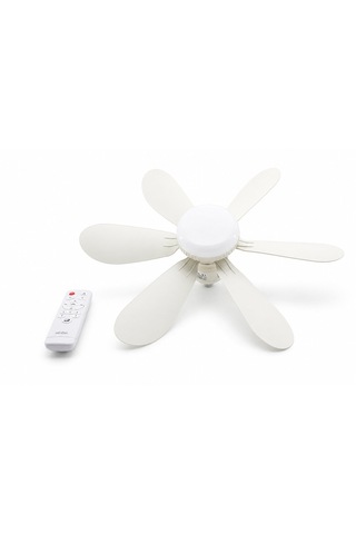 3 Led Aydınlatmalı - Sessiz Çalışma 6 Kanat - Kumanda Tavan Vantilatör Sf-7708 5492