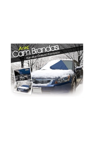 Periboia Araç Kar Buz Önleyici Büyük Boy Araç Ön Cam Brandası 15
