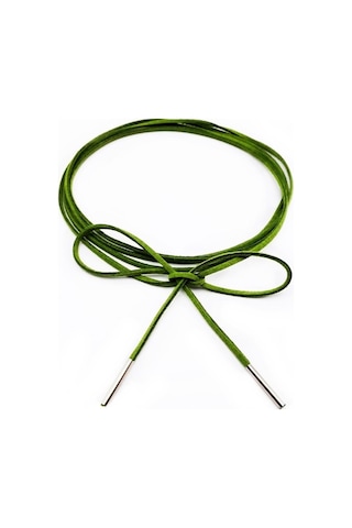 Yeşil Renk Kadın Süet Bağcıklı Choker Kolye Renkli