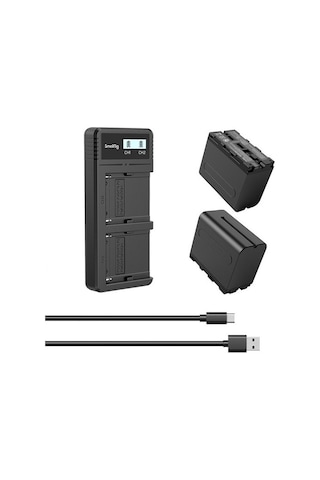 Smallrig Np-f970 Batarya Ve Şarj Cihazı Kiti 24film