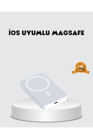 Znv Zenvia Mey İthalat Magsafe Kablosuz Batarya 27w Hızlı Şarj Destekli Kompakt Güç Bankası Znv2025 Cmn
