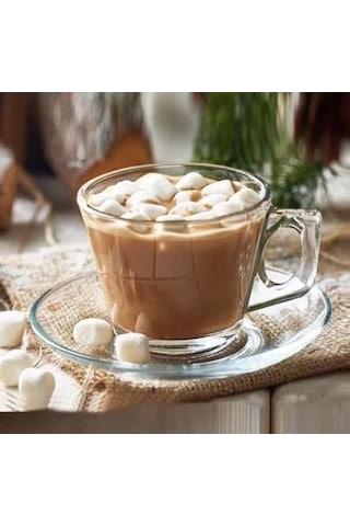 Paşabahçe Çay Fincan Takımı 97302 6lı Vela 195cc/6oz Beyaz