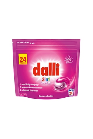 Dalli Renkli Çamaşırlar İçin Kapsül Çamaşır Deterjanı 3'ü 1 Arada 24 Yıkama Diğer