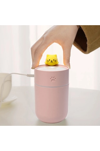 Isınan Kedi Mini Usb Sessiz Hava Nemlendiricisi