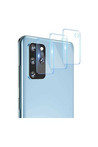 Samsung Uyumlu Galaxy S20 Plus Kamera Lens Koruyucu Cam Filmi