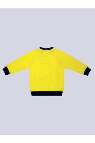 Fenerbahçe Sarı Lacivert Çubuklu Bebek Sweatshirt Lacıvert-sarı