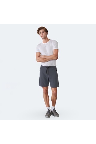 Slazenger VILTE I Erkek Cepli Koyu Gri Şort