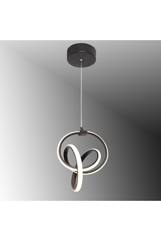Tt317-Sy Tt Aydınlatma Stilla Modeli Mat Siyah Led Avize