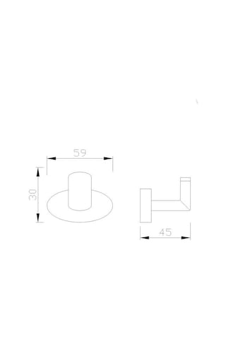 Fontana - Tekli Bornoz, Havlu Askılık Krom - Fc-40101- Diğer