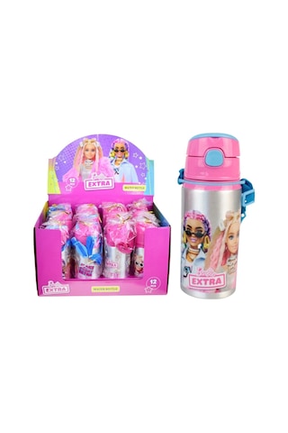 Büyük Kalem Çantası 16x23 , Alüminyum Matara Premium Set Pembe