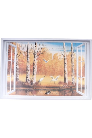 Suntek 3d Pencere Görünümü Manzara Duvar Art Sticker Ev