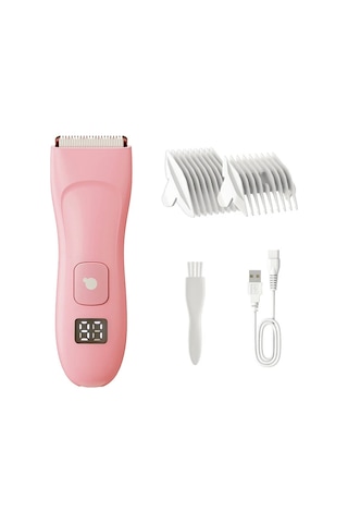 Su Geçirmez Dijital Göstergeli Saç Sakal Ve Vücut Tıraş Makinesi Siyah 3-6 Mm Ve 9-12 Mm Taraklı Mh-hs7904875927