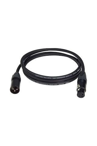 2 Metre Uzunluğunda Siyah Xlr Mikrofon Kablosu
