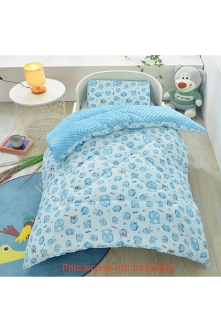 Elmpaly Bebek ve Çocuklar İçin 4 Mevsim Pamuk Yorgan 120x100 CM Gök Mavisi