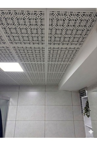 30x30 Dekoratif Alüminyum Clip-in Asma Tavan Tam Takım 3 M2