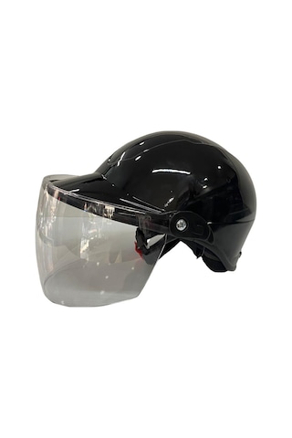 Mg Moto Yarım Jokey Şeffaf Camlı Açık Motosiklet Kaskı