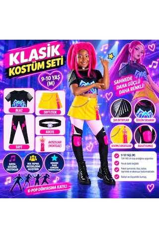 Nessiworld Klasik Mira Kostüm Seti 9-10 Yaş M Sarı