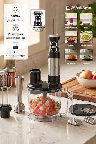Sinbo SHB-7532 1500 W El Blender Seti