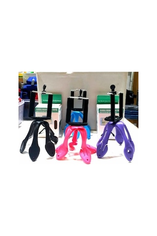 5 Ayaklı Portatif Telefon Tutucu Mini Tripod