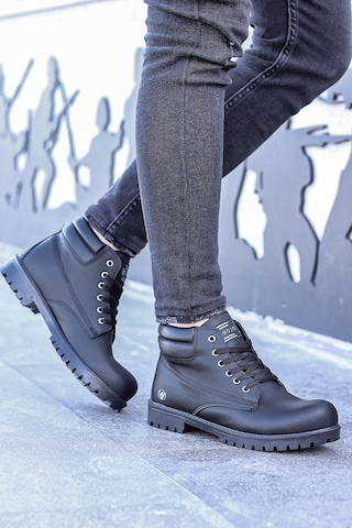 Vojo Arex Suya Dayanıklı Casual Kışlık Erkek Bot 267800001819 91 Siyah-cilt Siyah-cilt Siyah