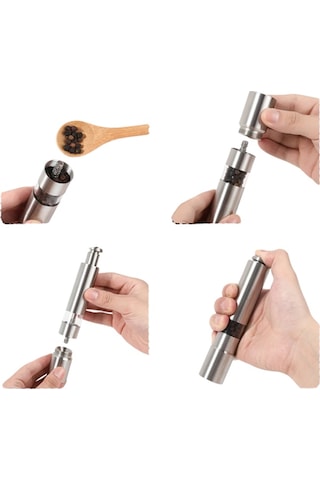 Ergonomik Tasarımlı, Nem Geçirmez Kapaklı Baharat Öğütücü 0