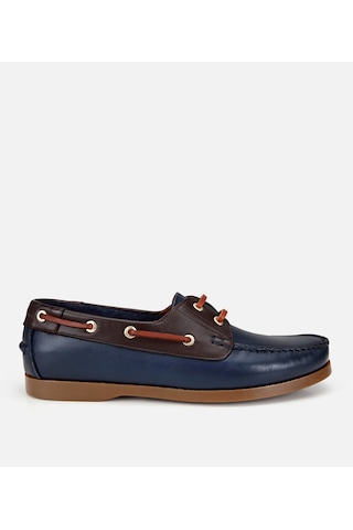 Hotiç Erkek Deri Lacivert Bağcık Detaylı Günlük Loafer 02ayh319730a684 02ayh319730a684