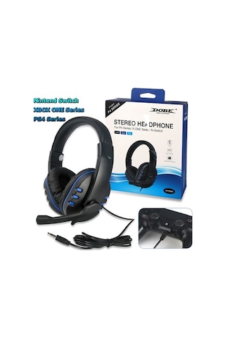 Dobe Mikrofonlu Kulaklık (Sony PS4/Xbox One/Switch/Pc Uyumlu)
