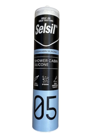 Selsil 05 Mutfak Duşakabin Silikonu Şeffaf 280ML Selsil 05 Mutfak Duşakabin Silikonu Şeffaf 280ML