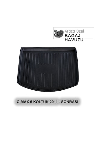 Ford C-max 5 Koltuk 2011+ 3d Araca Özel 3d Bagaj Havuzu