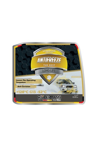 Wöbermann G13 -52 C 4 Mevsim Organik  Sarı Antifriz 4 L