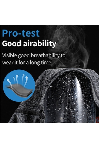 Xindoker Motosiklet Bisiklet Kullanıma Uygun Siyah Buz İpi Kafa Bandı - Güneşten Koruma, Teri Emici, Nemlendirici, Gözlük Delikli Seçenekli Siyah