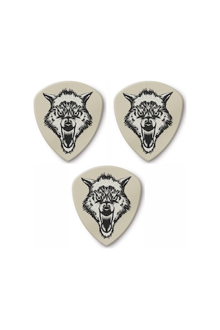 Jim Dunlop Ph122r James Hetfield White Fang Custom Flow 3 Adet Pena 0.73mm