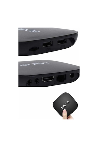 Nrzsnt 2.4g Wifi Tv Box Medya Oynatıcı Tv Uyumlu Mx Box Kutusu Android Tv